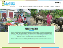 Tablet Screenshot of dmatrix.org